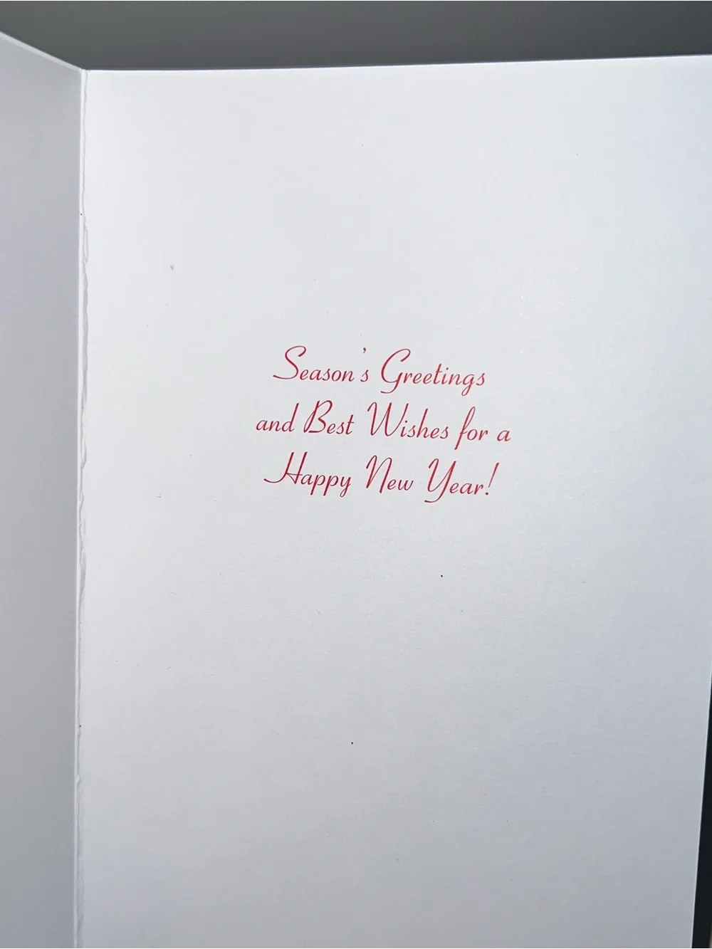 Holiday Dress Greeting Cards- Red Glitter